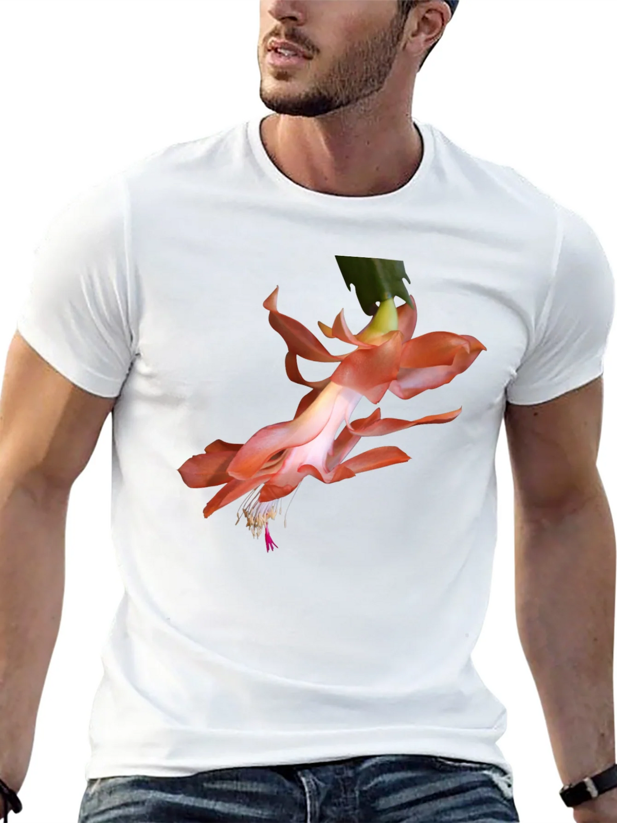 Floral Graphic Tee - Black Casual Shirt product image 4
