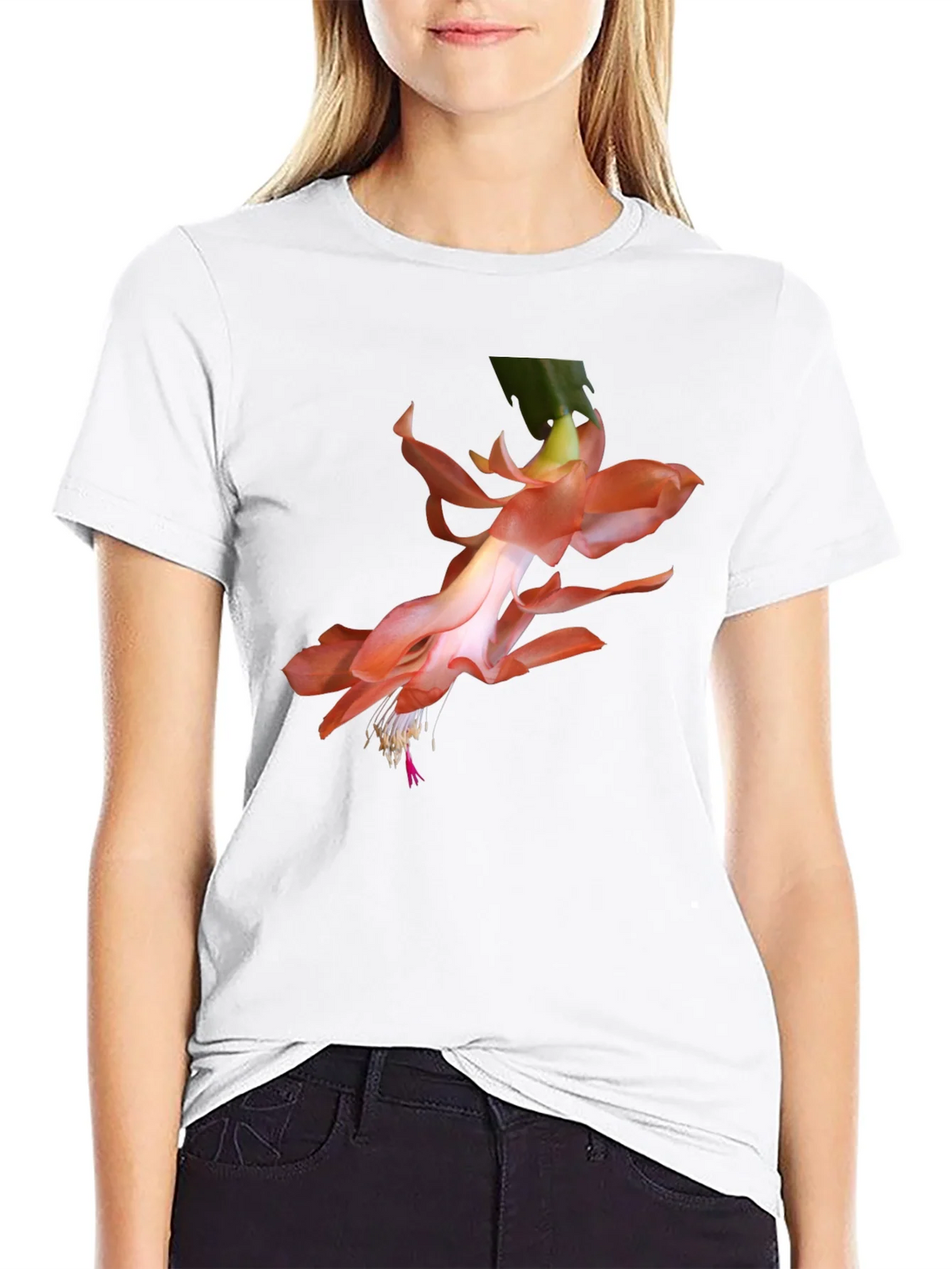Floral Graphic Tee - Black Casual Shirt product image 11