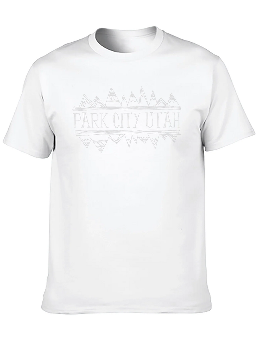 Park City Utah Graphic Tee - Mens Black T-Shirt product image 3