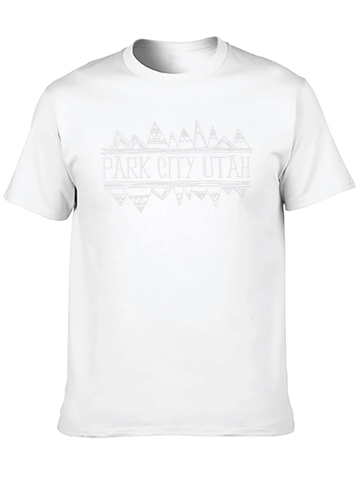 Park City Utah Graphic Tee - Mens Black T-Shirt product image 3