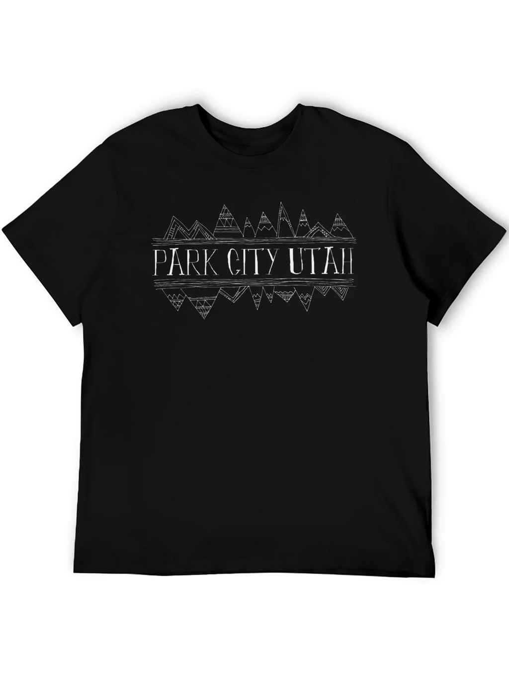 Park City Utah Graphic Tee - Mens Black T-Shirt product image 2
