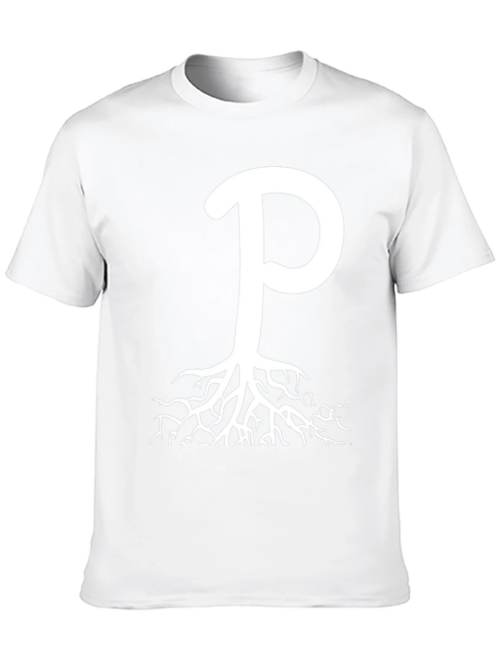Rooted P Graphic Tee - Black Cotton Blend product image 6