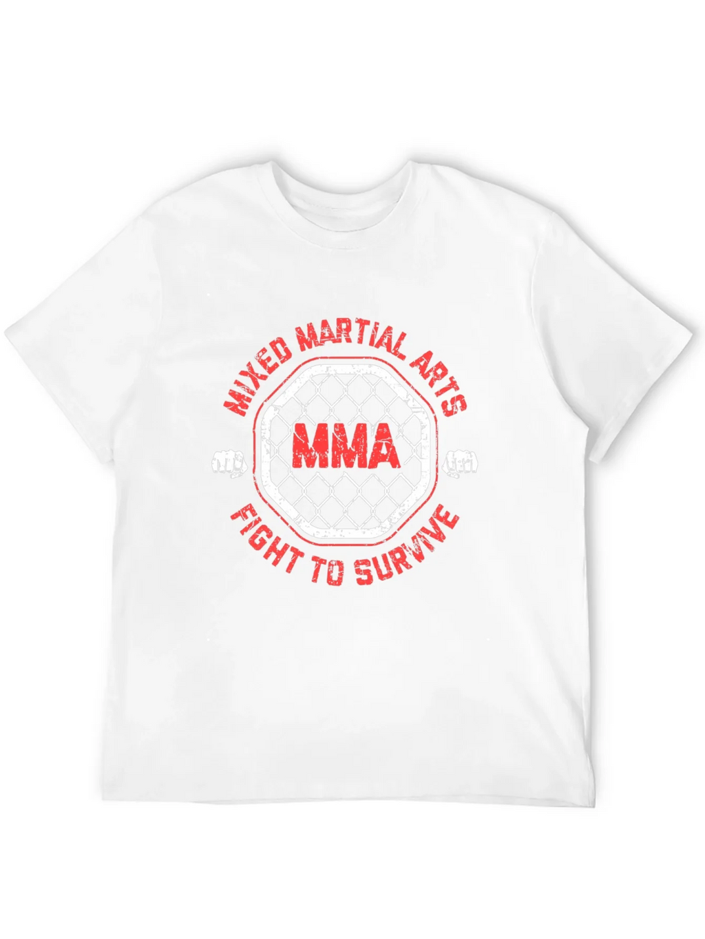 MMA Fight to Survive T-Shirt - Mixed Martial Arts Design product image 3