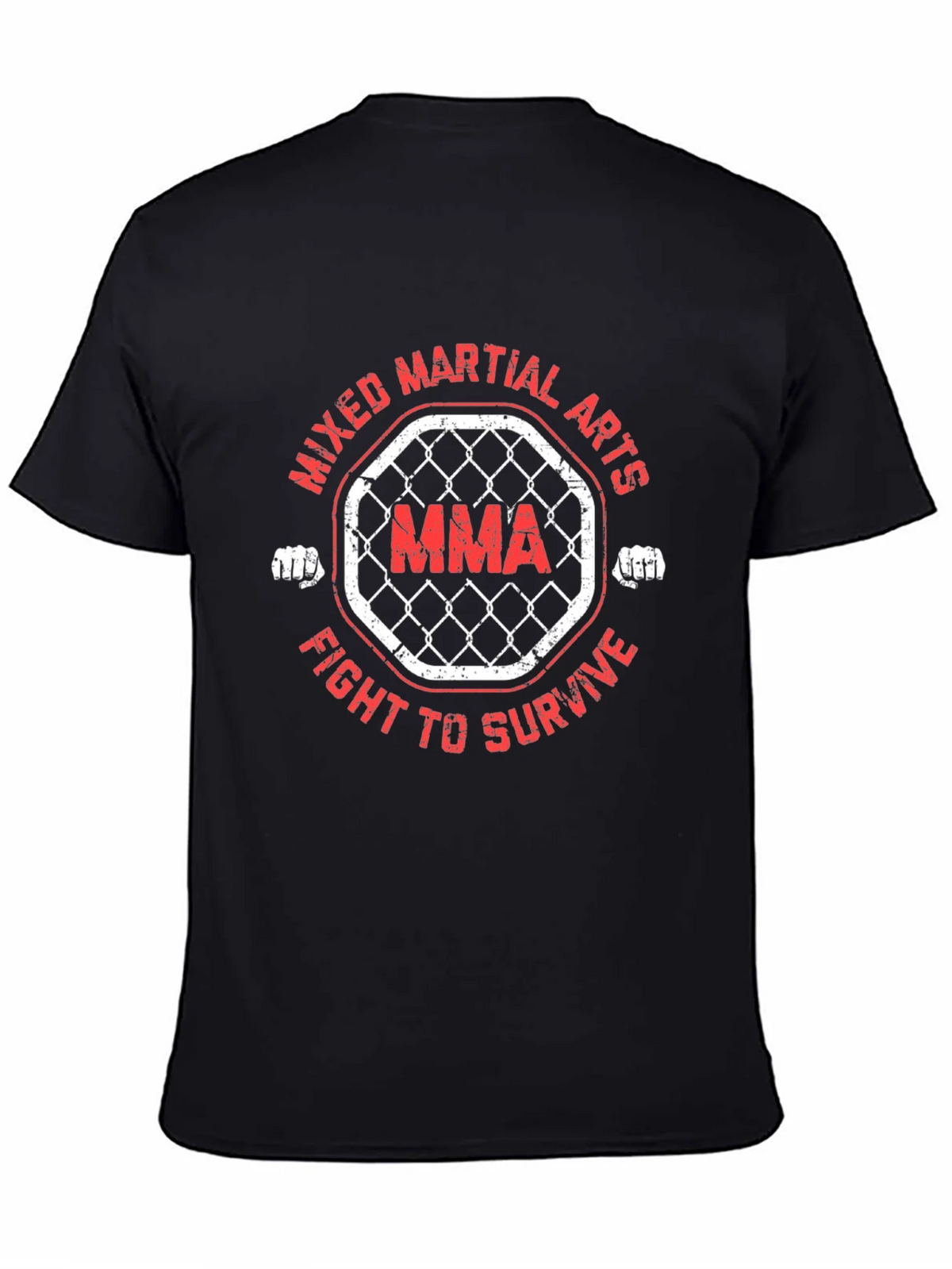 MMA Fight to Survive T-Shirt - Mixed Martial Arts Design product image 7