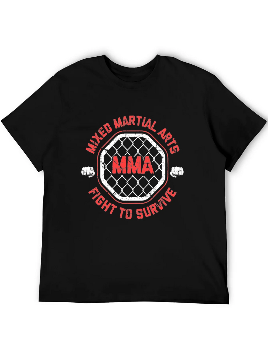 MMA Fight to Survive T-Shirt - Mixed Martial Arts Design product image 8