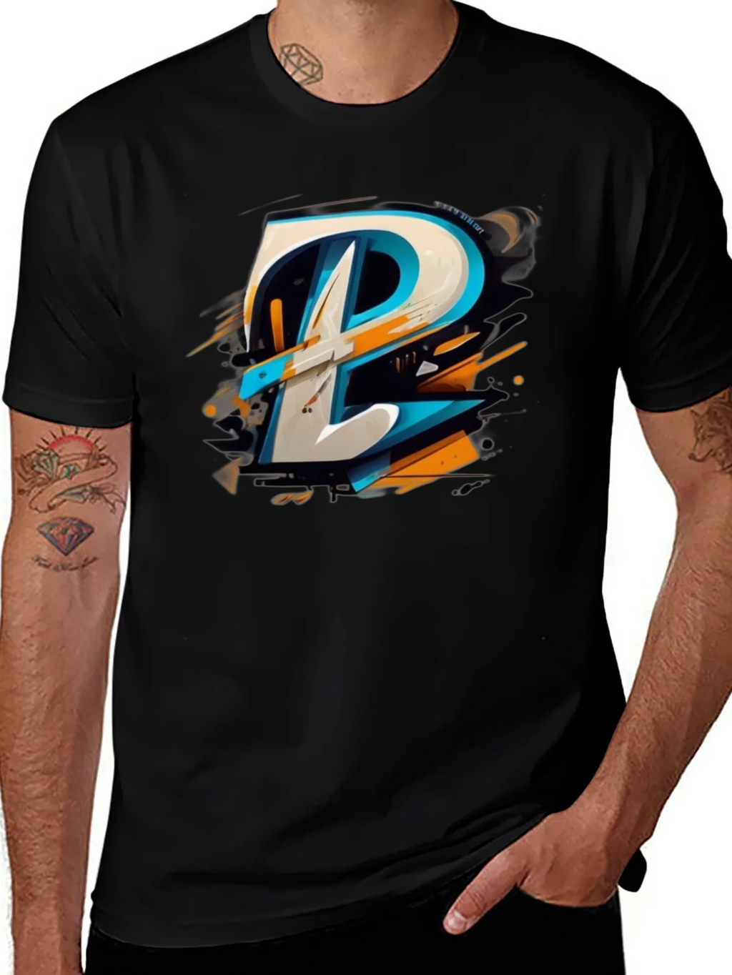 Abstract Graphic Tee - Modern Art Design product image 1