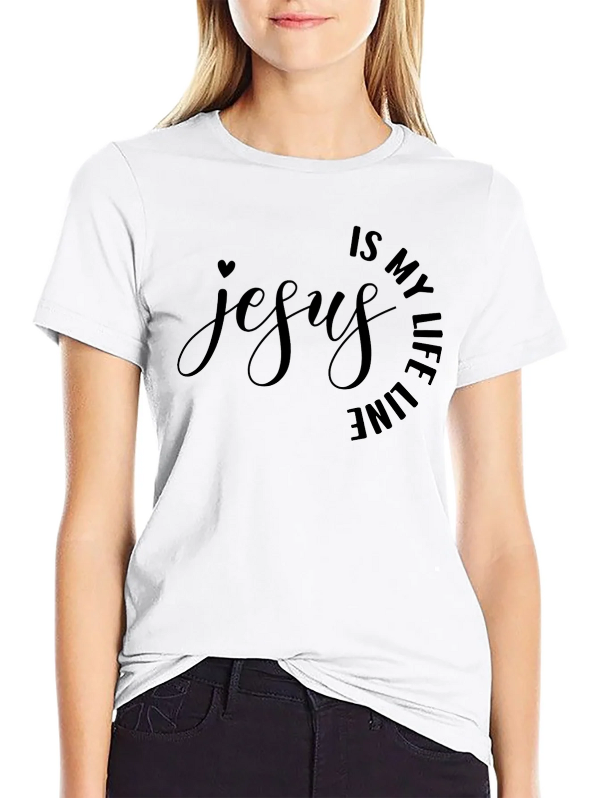 Jesus Is My Life Line T-Shirt - Christian Faith Tee product image 11