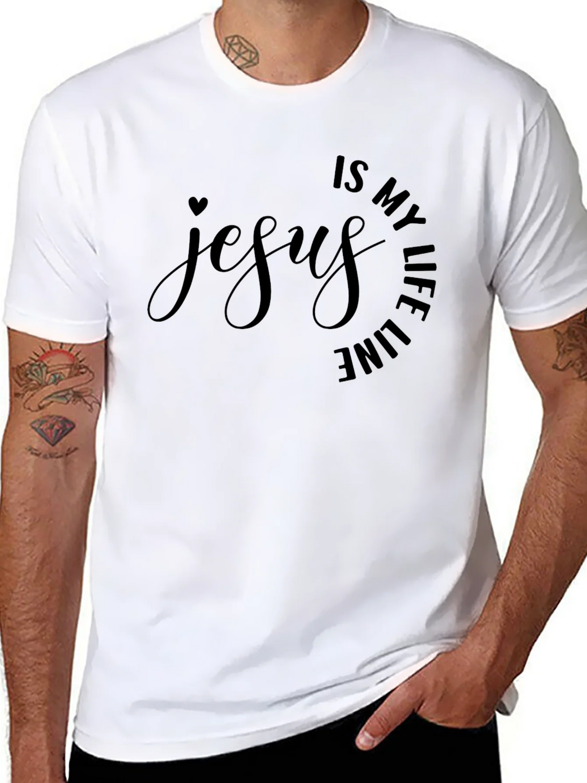 Jesus Is My Life Line T-Shirt - Christian Faith Tee product image 10