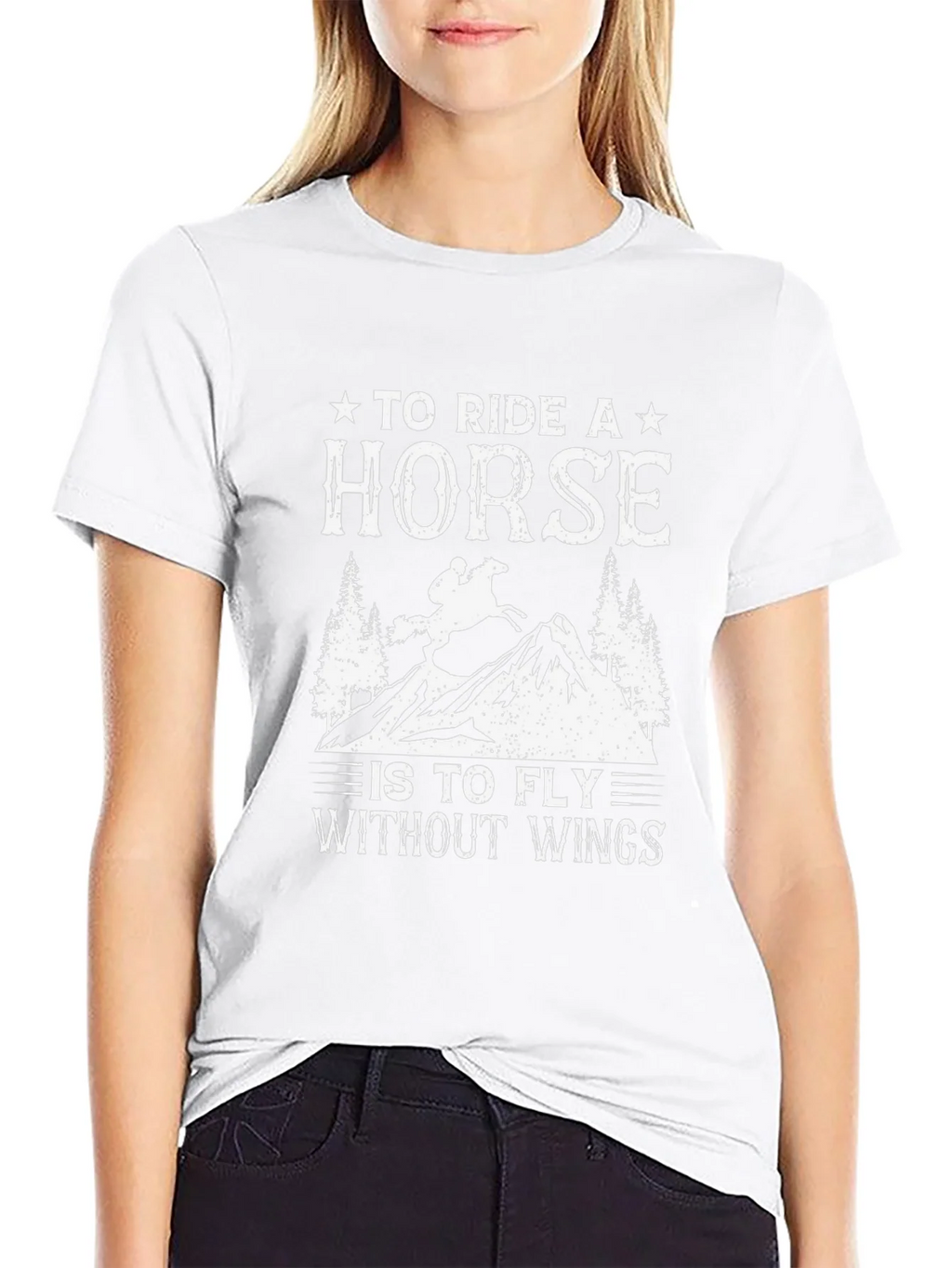 Horse Riding T-Shirt: To Ride A is To Fly product image 11
