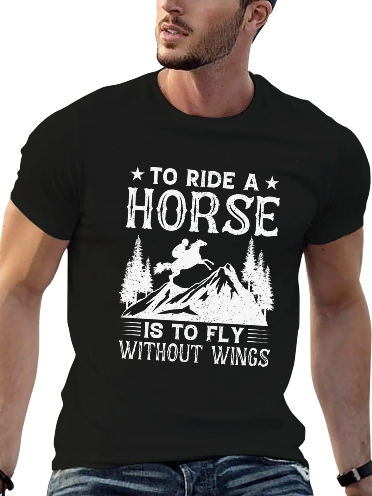 Horse Riding T-Shirt: To Ride A is To Fly product image 9