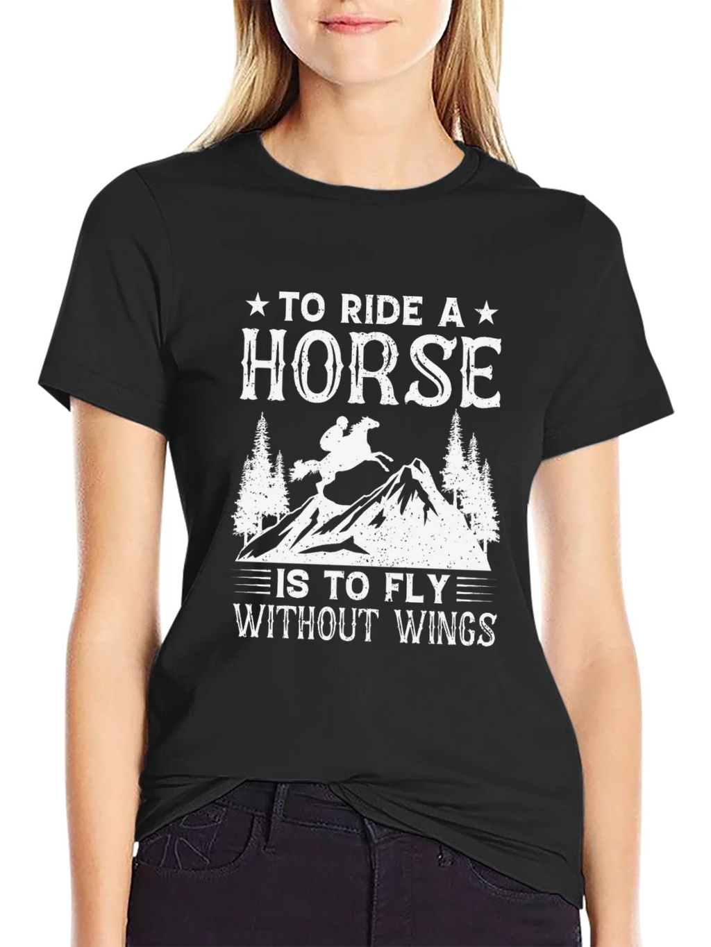 Horse Riding T-Shirt: To Ride A is To Fly product image 5