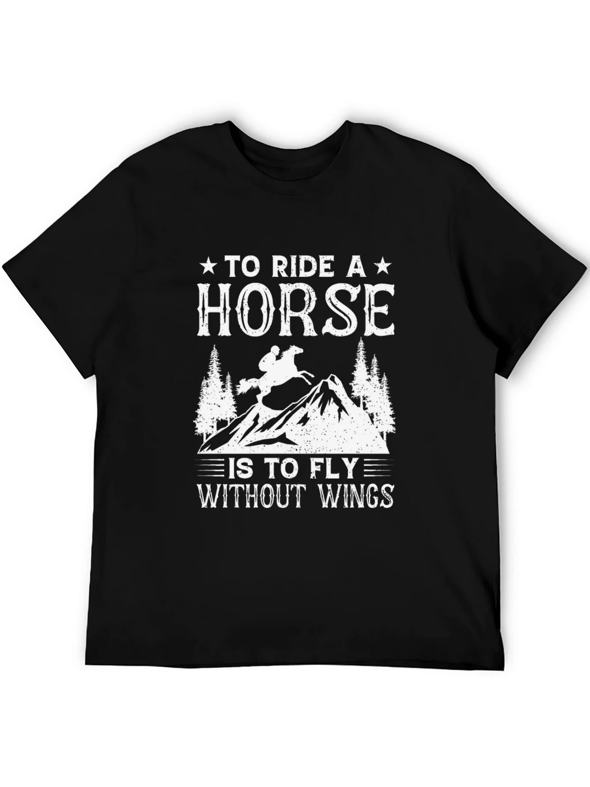 Horse Riding T-Shirt: To Ride A is To Fly product image 8
