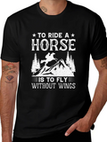 Horse Riding T-Shirt: To Ride A is To Fly product image 1
