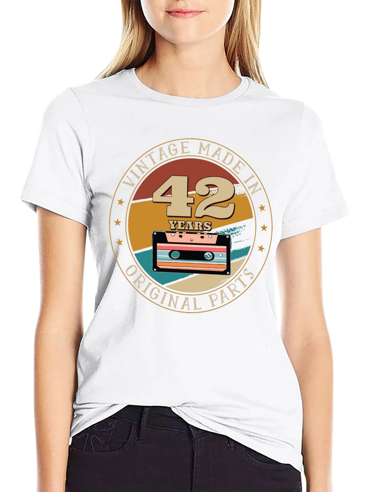 Vintage Made in 42 Years Original Parts T-Shirt product image 11