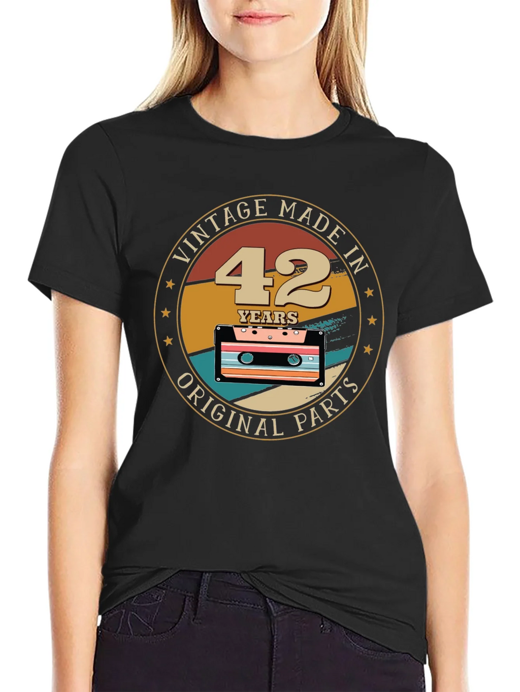 Vintage Made in 42 Years Original Parts T-Shirt product image 5