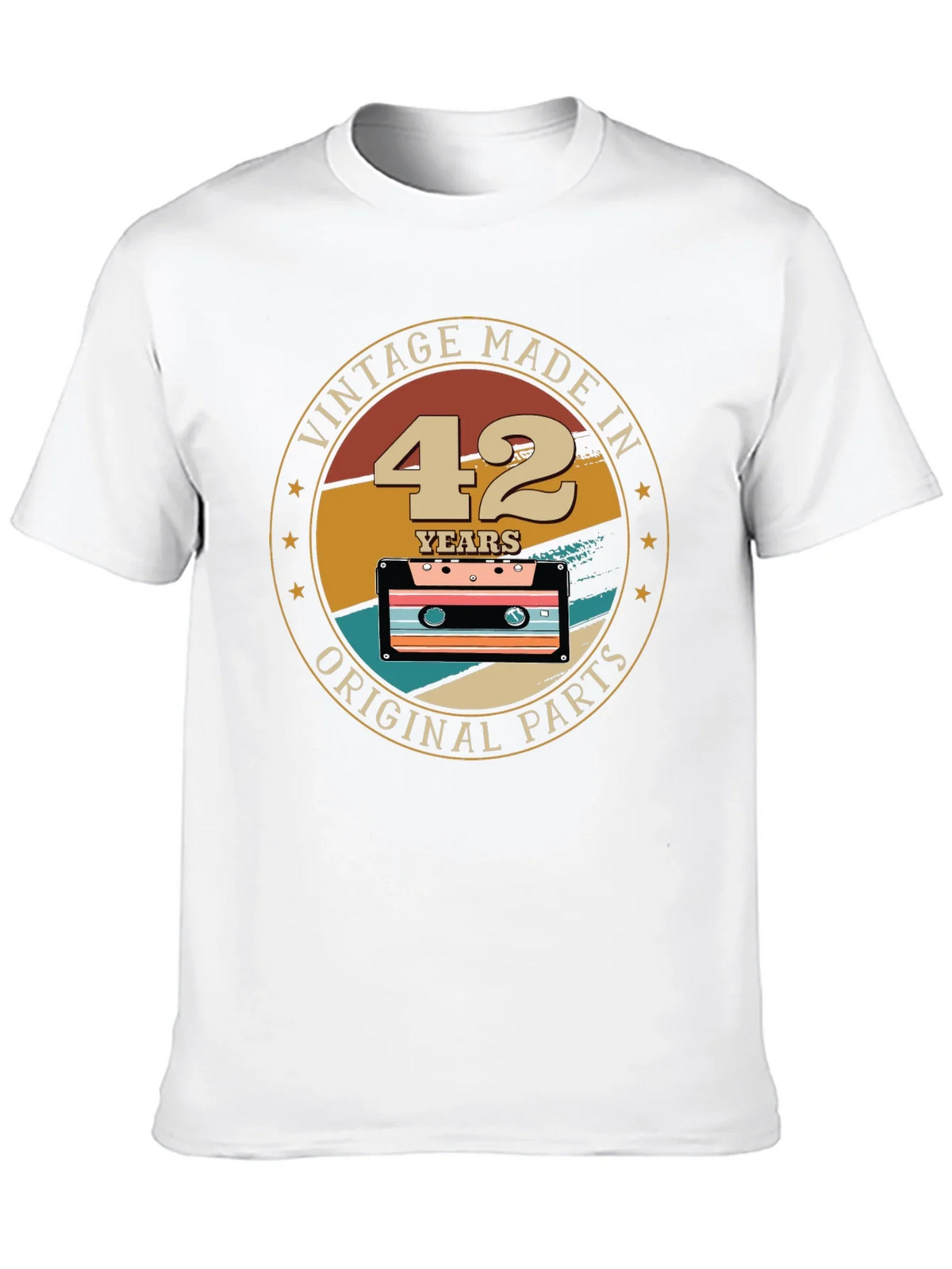 Vintage Made in 42 Years Original Parts T-Shirt product image 12