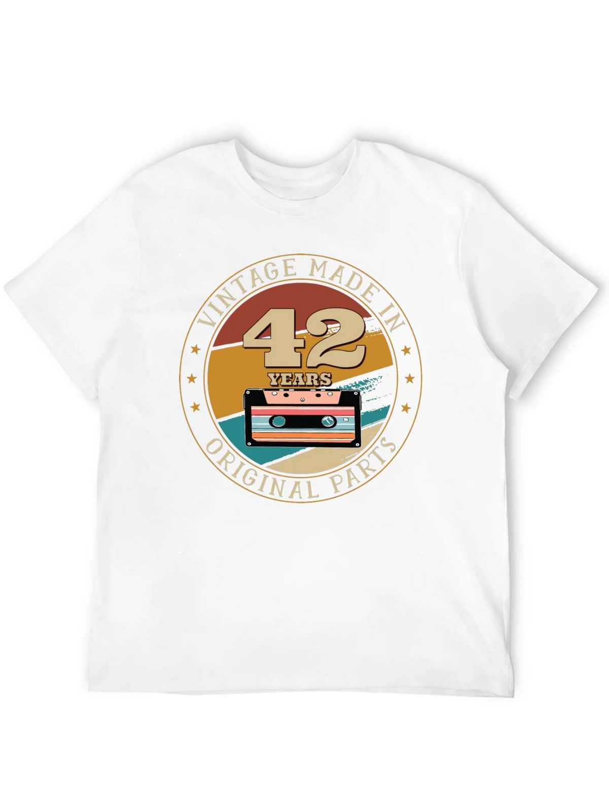 Vintage Made in 42 Years Original Parts T-Shirt product image 3