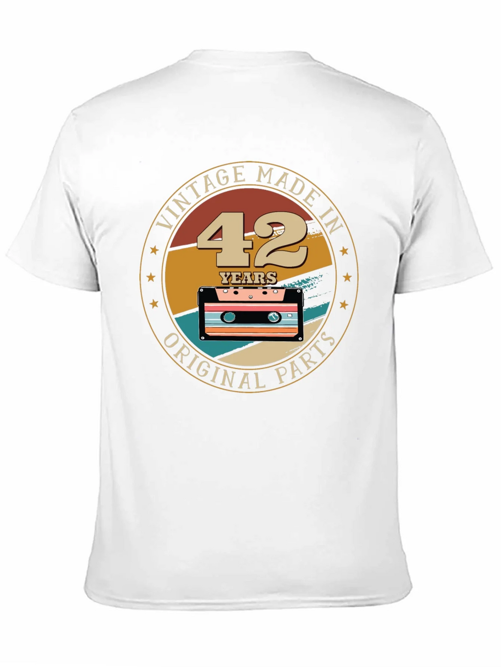 Vintage Made in 42 Years Original Parts T-Shirt product image 2