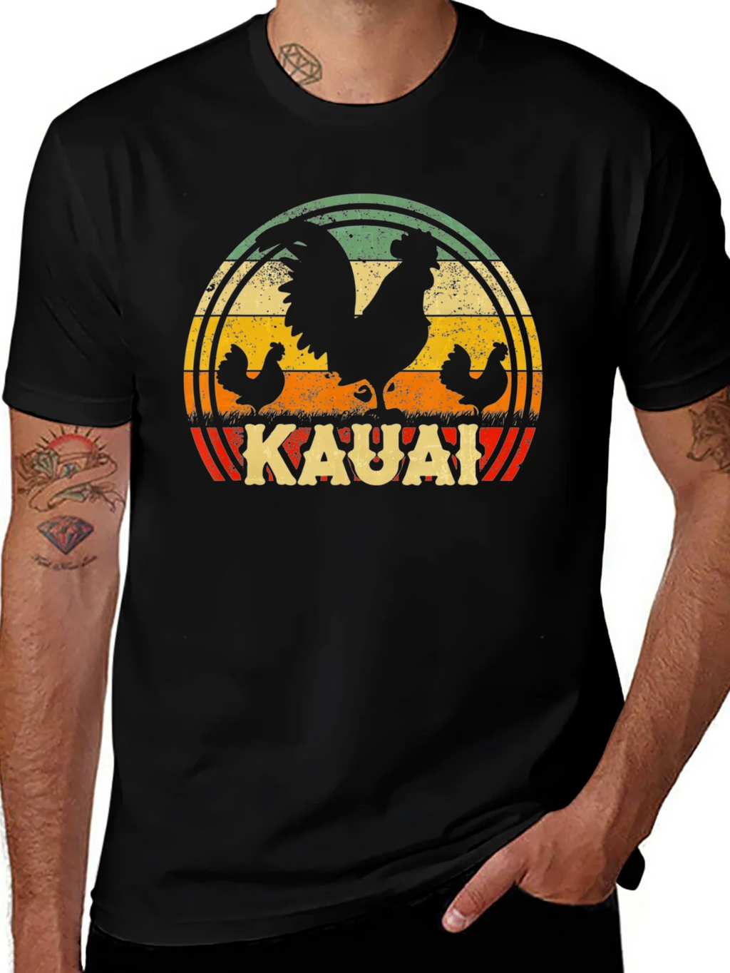 Kauai Rooster T-Shirt - Island Style product image 1