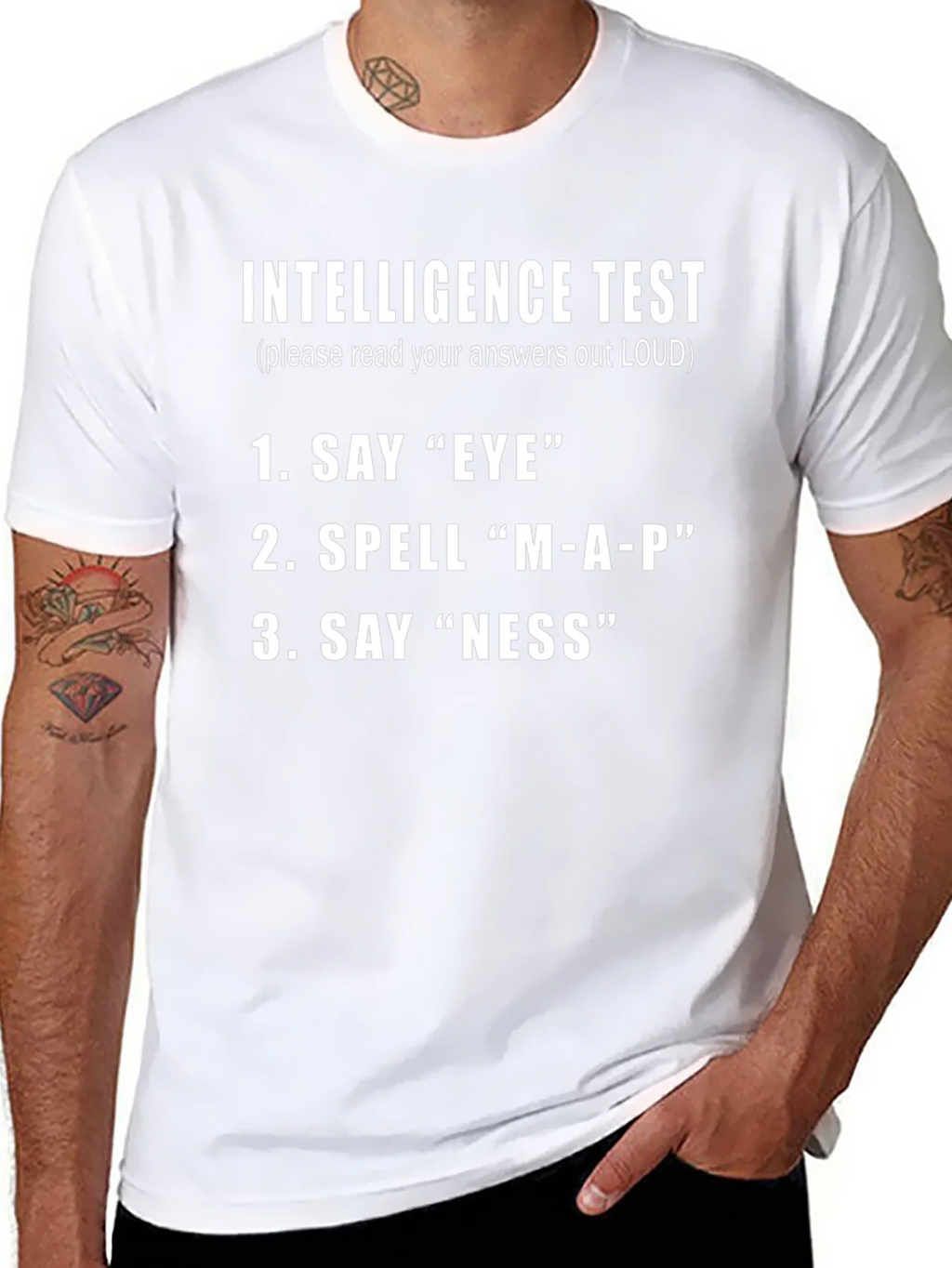 Intelligence Test Novelty T-Shirt product image 10