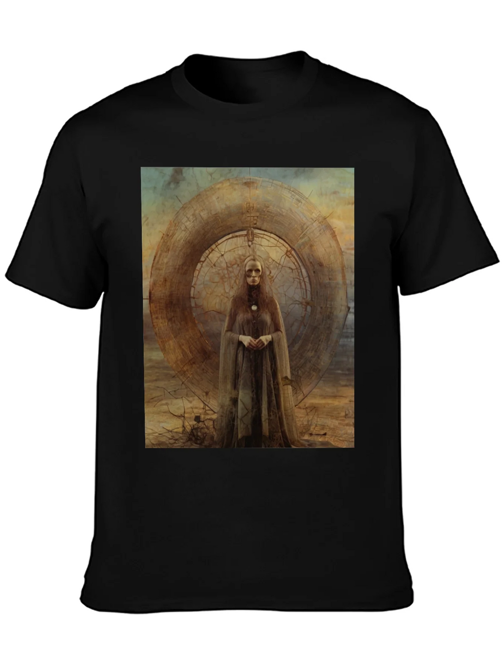 Abstract Art Graphic Tee - Black product image 6