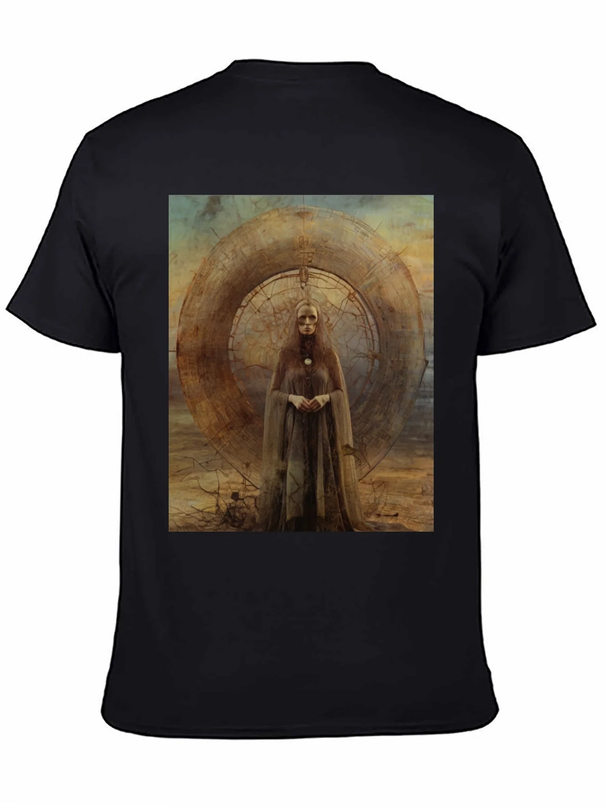 Abstract Art Graphic Tee - Black product image 7