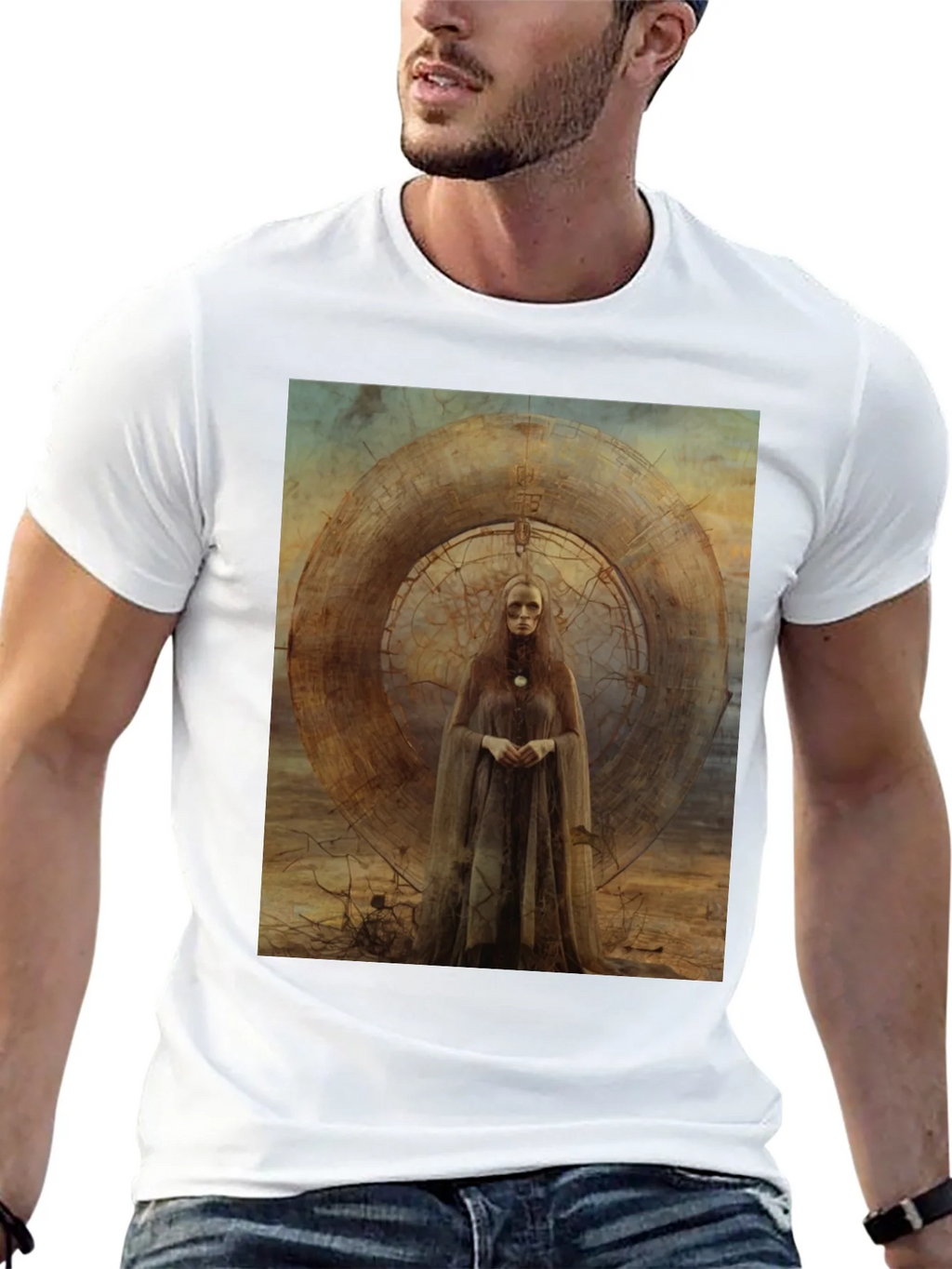 Abstract Art Graphic Tee - Black product image 4