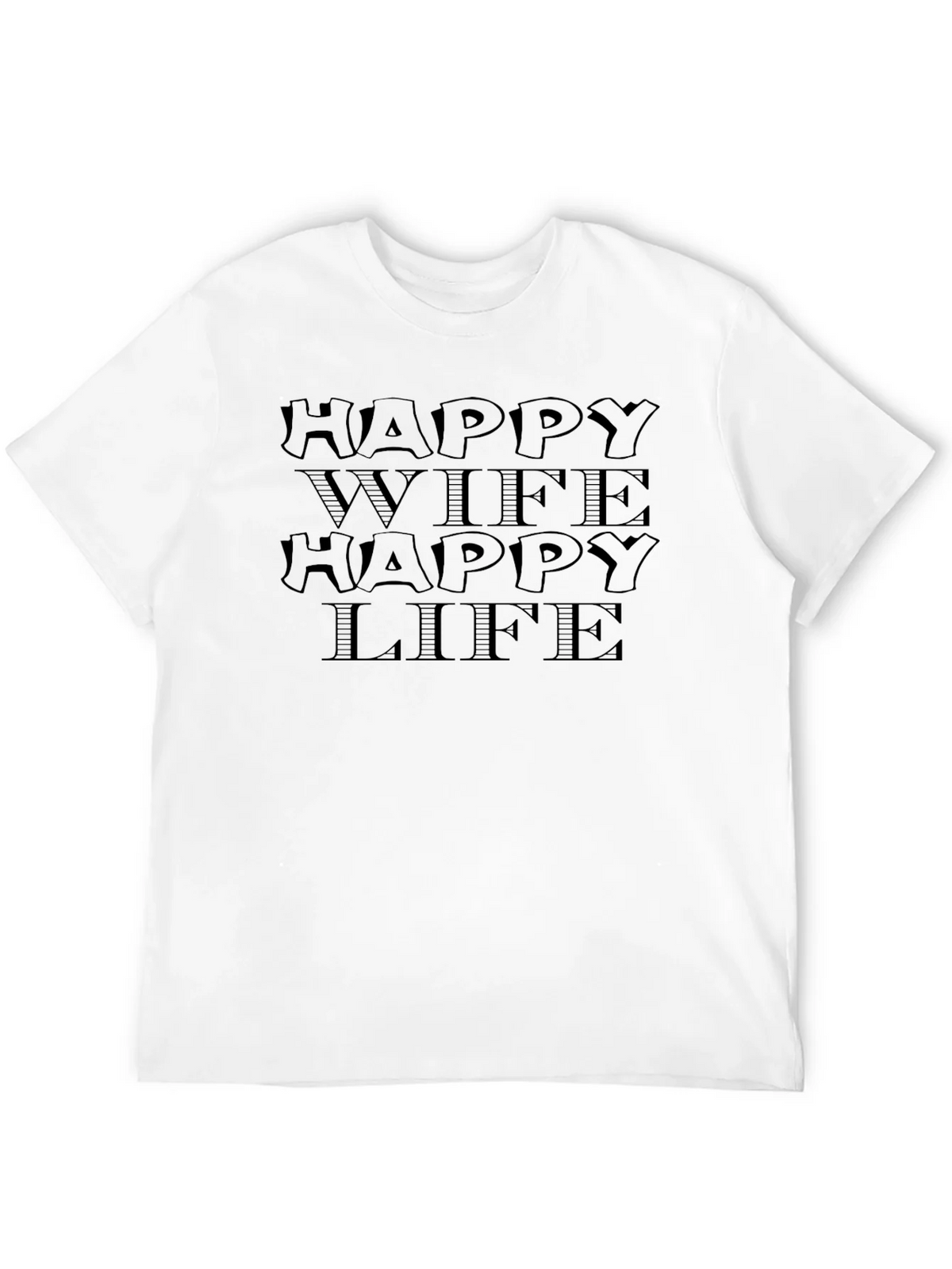 Happy Wife Life Graphic Tee product image 3