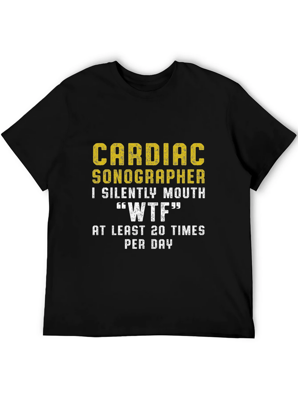 Cardiac Sonographer WTF Funny T-Shirt product image 8