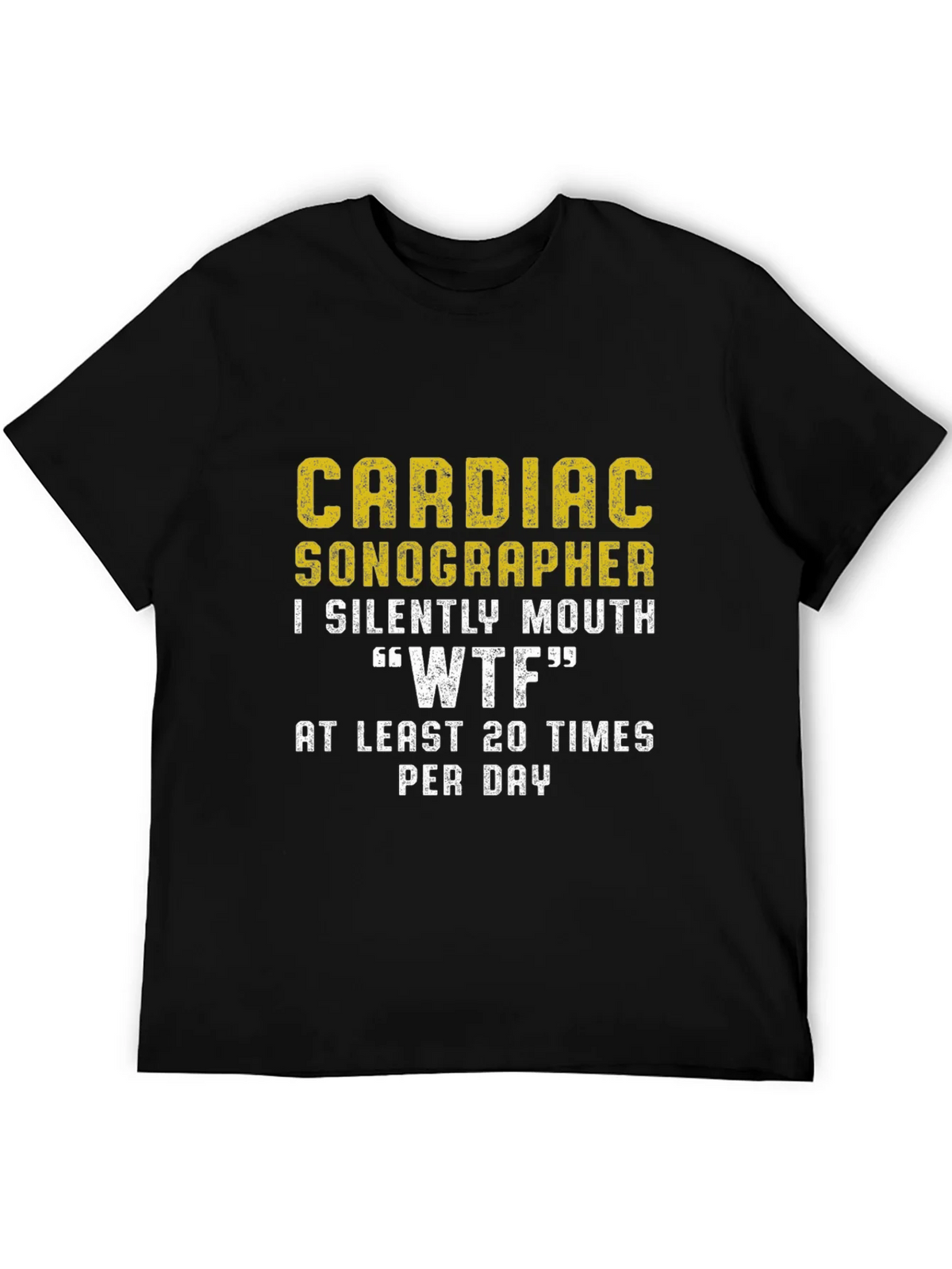 Cardiac Sonographer WTF Funny T-Shirt product image 8