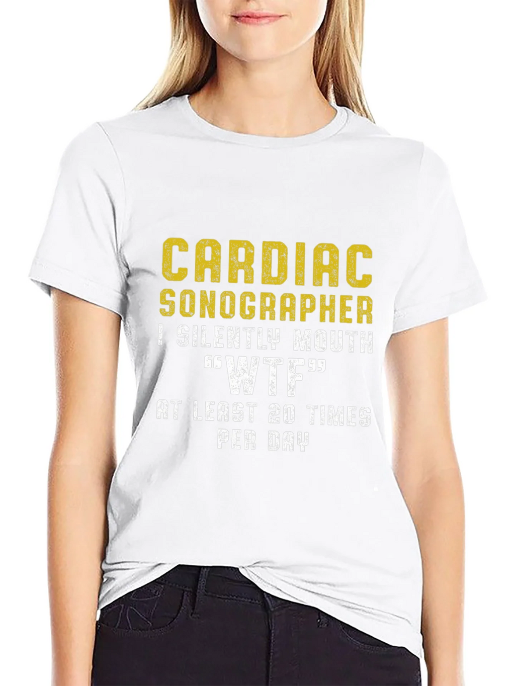 Cardiac Sonographer WTF Funny T-Shirt product image 11