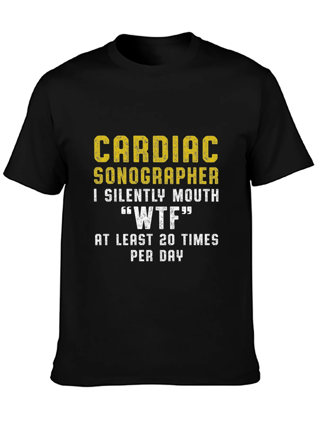 Cardiac Sonographer WTF Funny T-Shirt product image 6