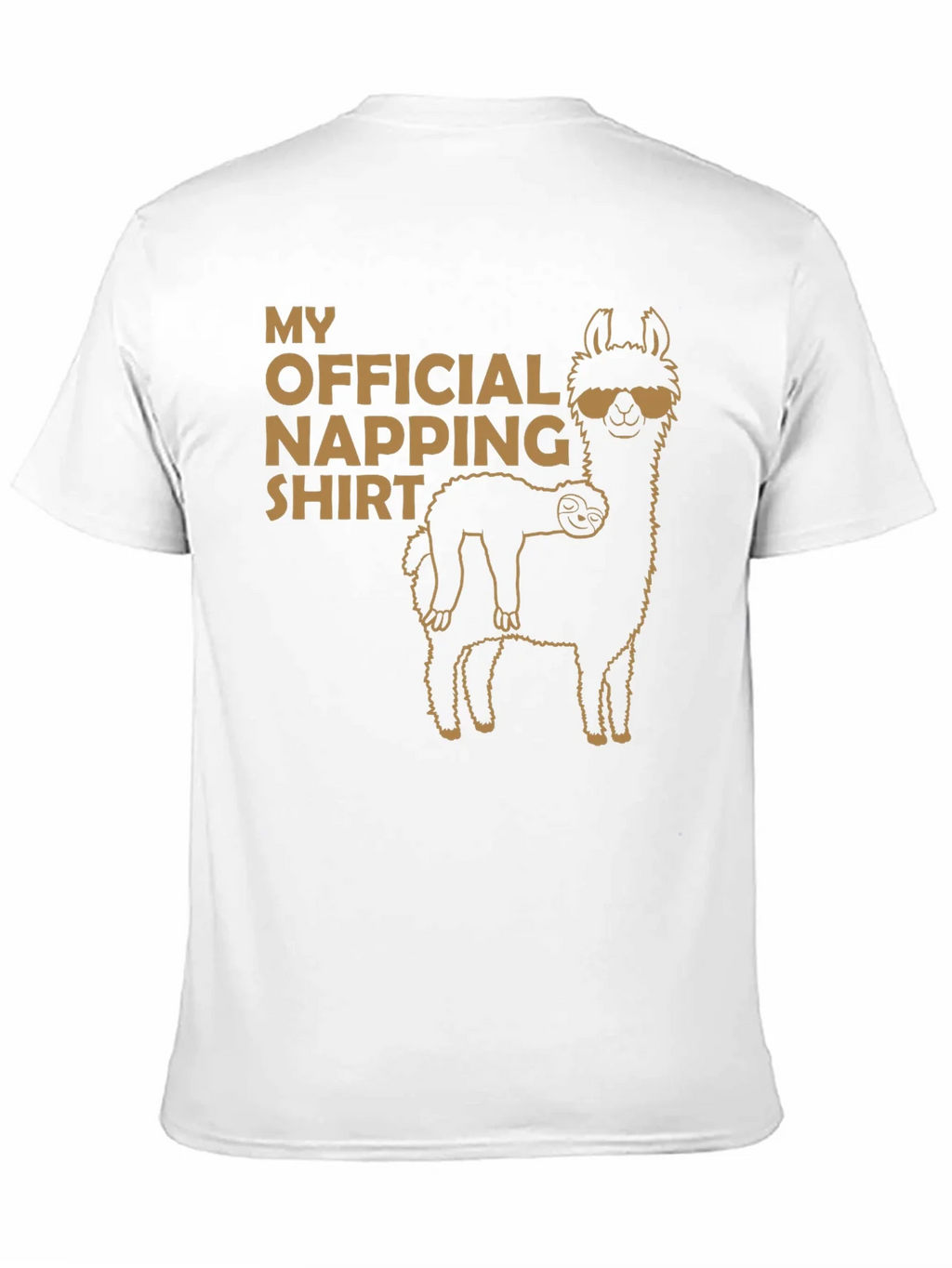 Official Napping Shirt - Llama and Sloth Tee product image 2