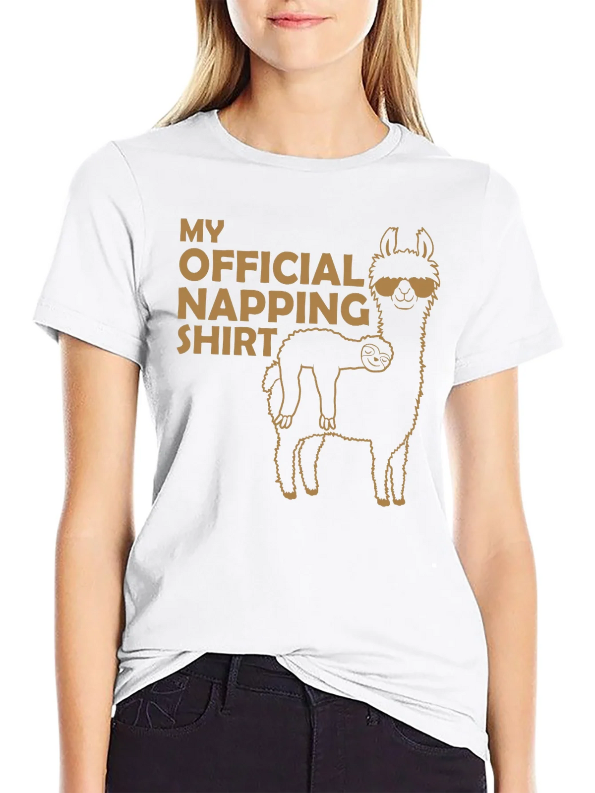 Official Napping Shirt - Llama and Sloth Tee product image 11
