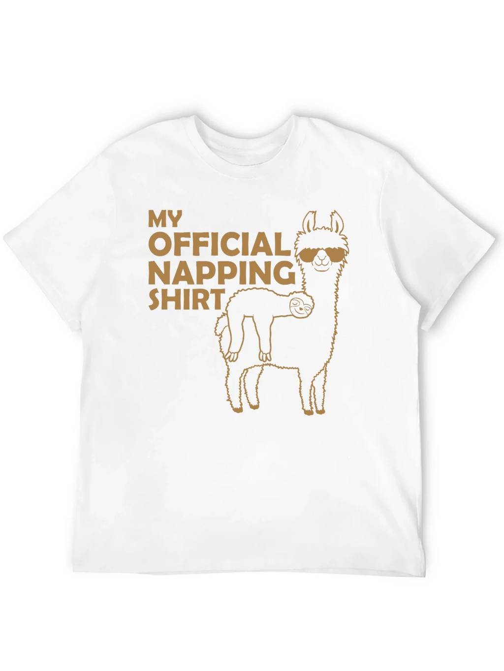 Official Napping Shirt - Llama and Sloth Tee product image 3