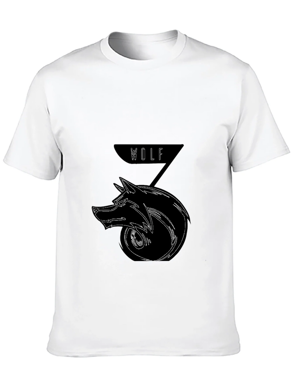 Wolf Graphic Black T-Shirt - Edgy Streetwear product image 7