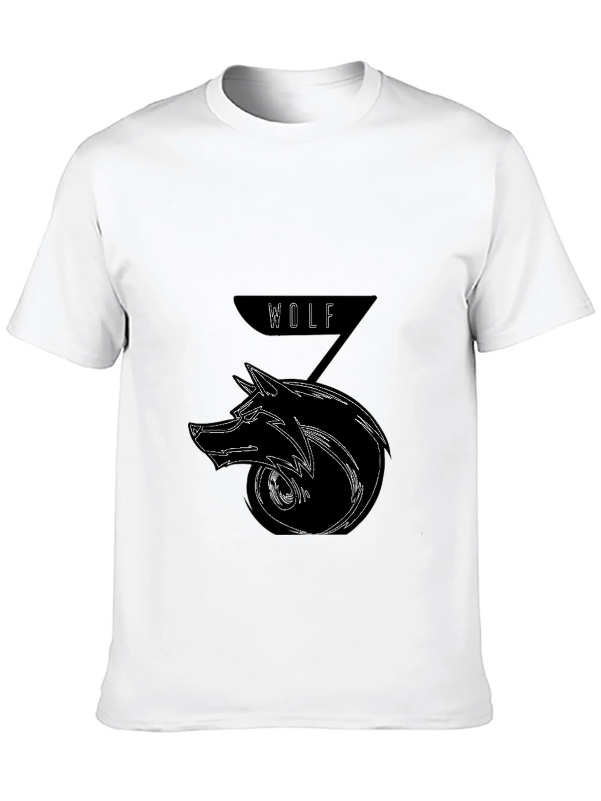 Wolf Graphic Black T-Shirt - Edgy Streetwear product image 7