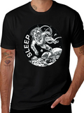 Sleep Astronaut Black T-Shirt product image 1