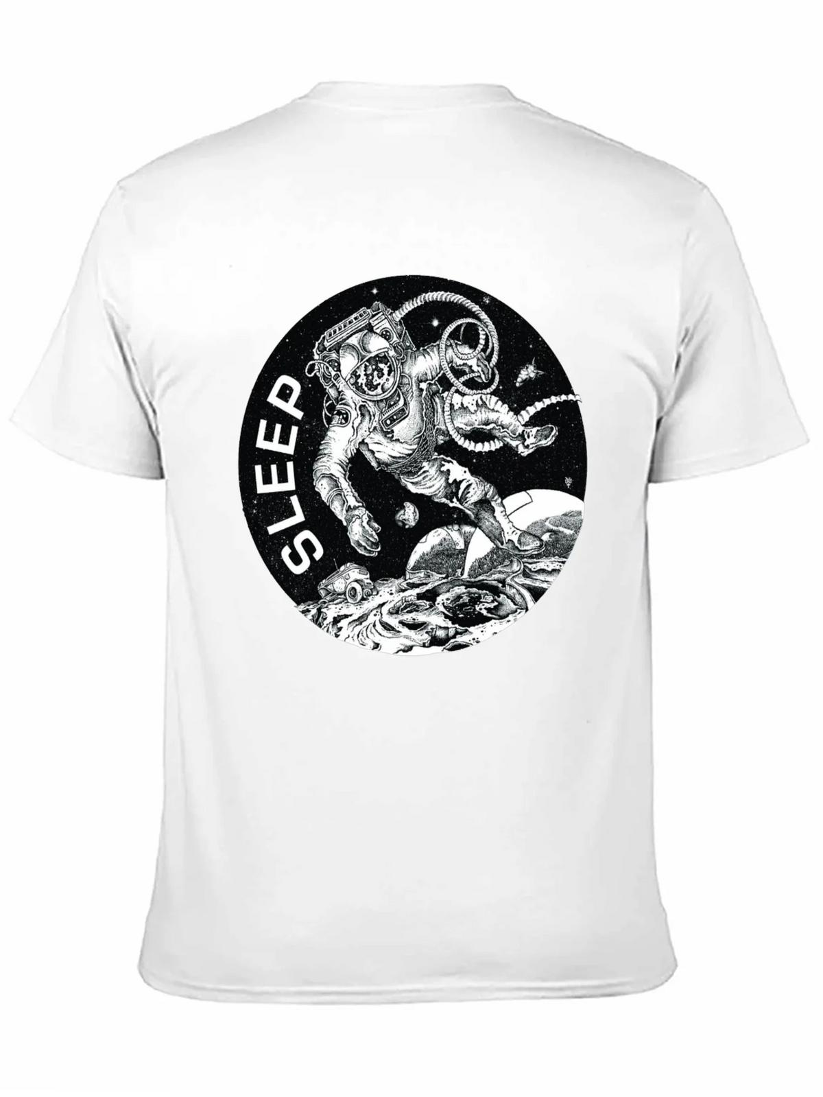 Sleep Astronaut Black T-Shirt product image 2