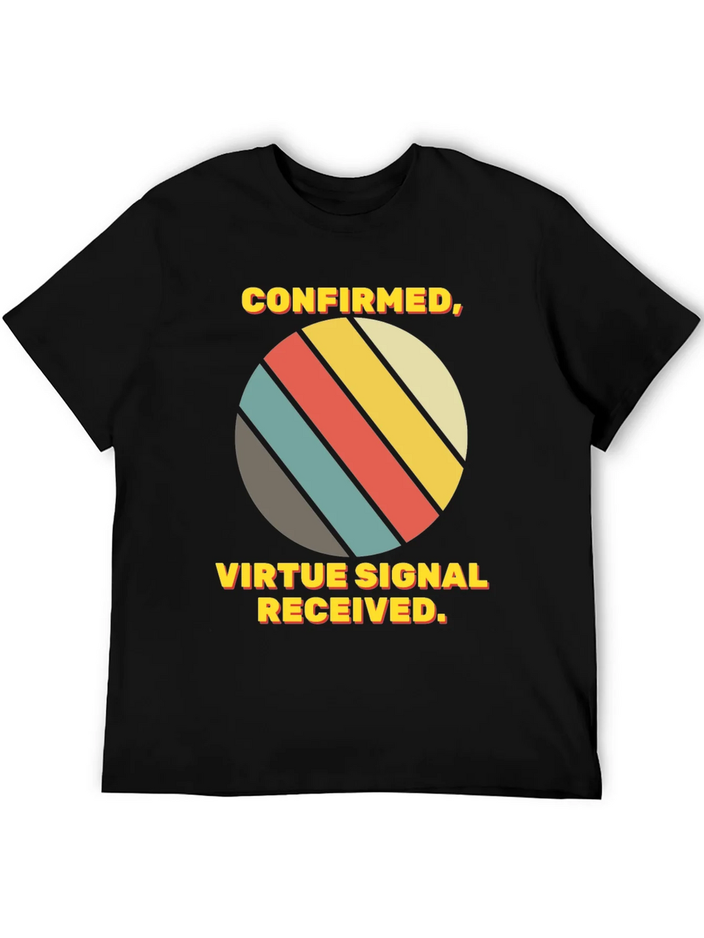 Virtue Signal Received T-Shirt - Retro Style product image 8