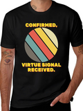 Virtue Signal Received T-Shirt - Retro Style product image 1