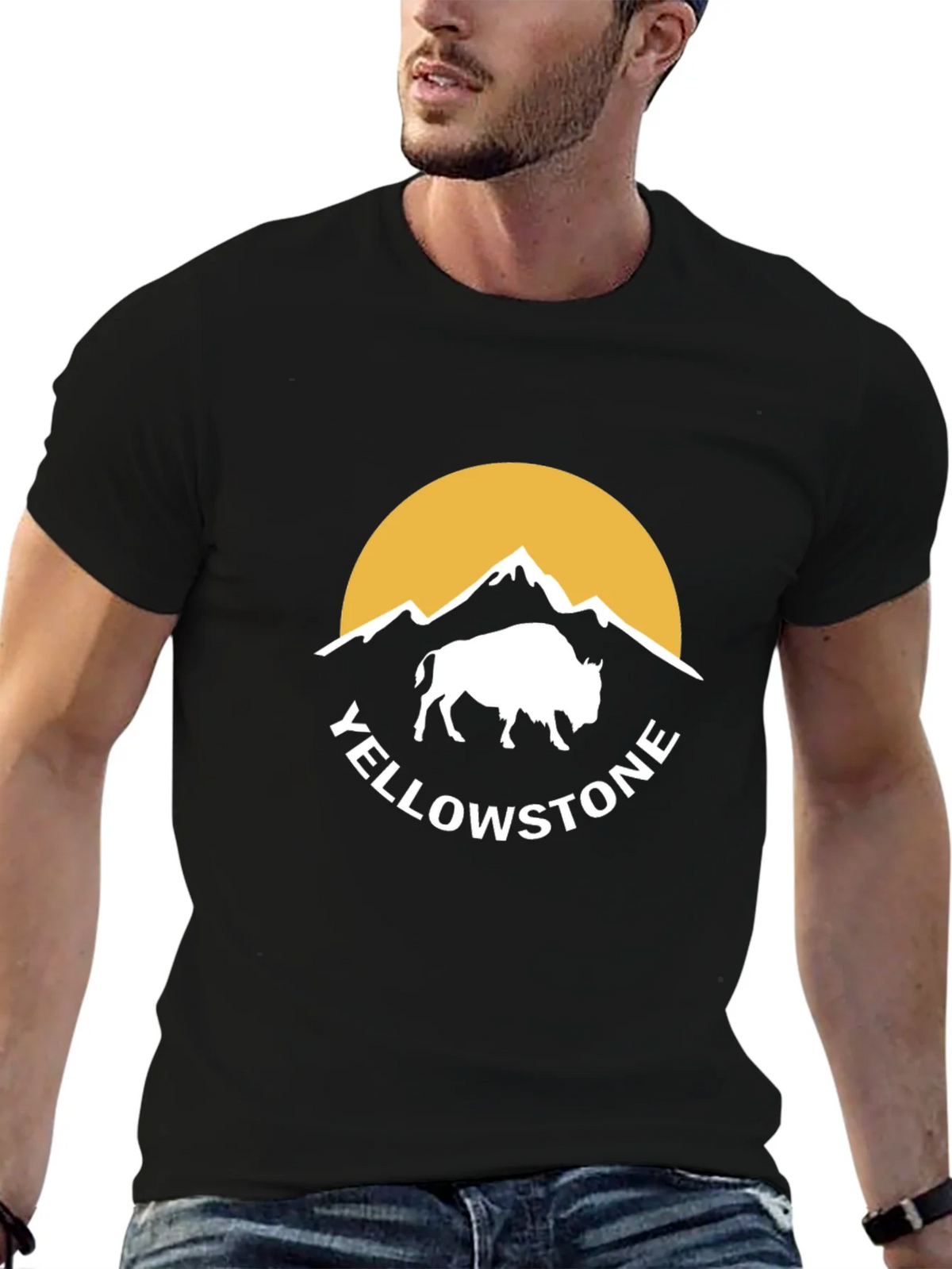 Yellowstone Buffalo Graphic Tee - Black product image 9