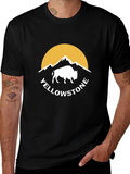 Yellowstone Buffalo Graphic Tee - Black product image 1