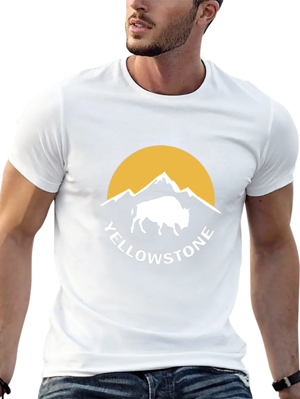Yellowstone Buffalo Graphic Tee - Black product image 4