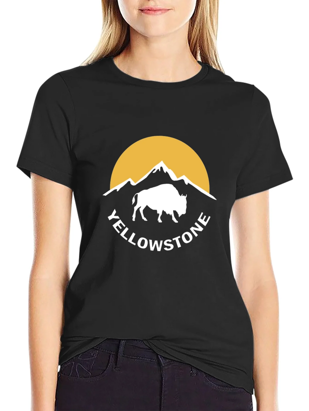 Yellowstone Buffalo Graphic Tee - Black product image 5