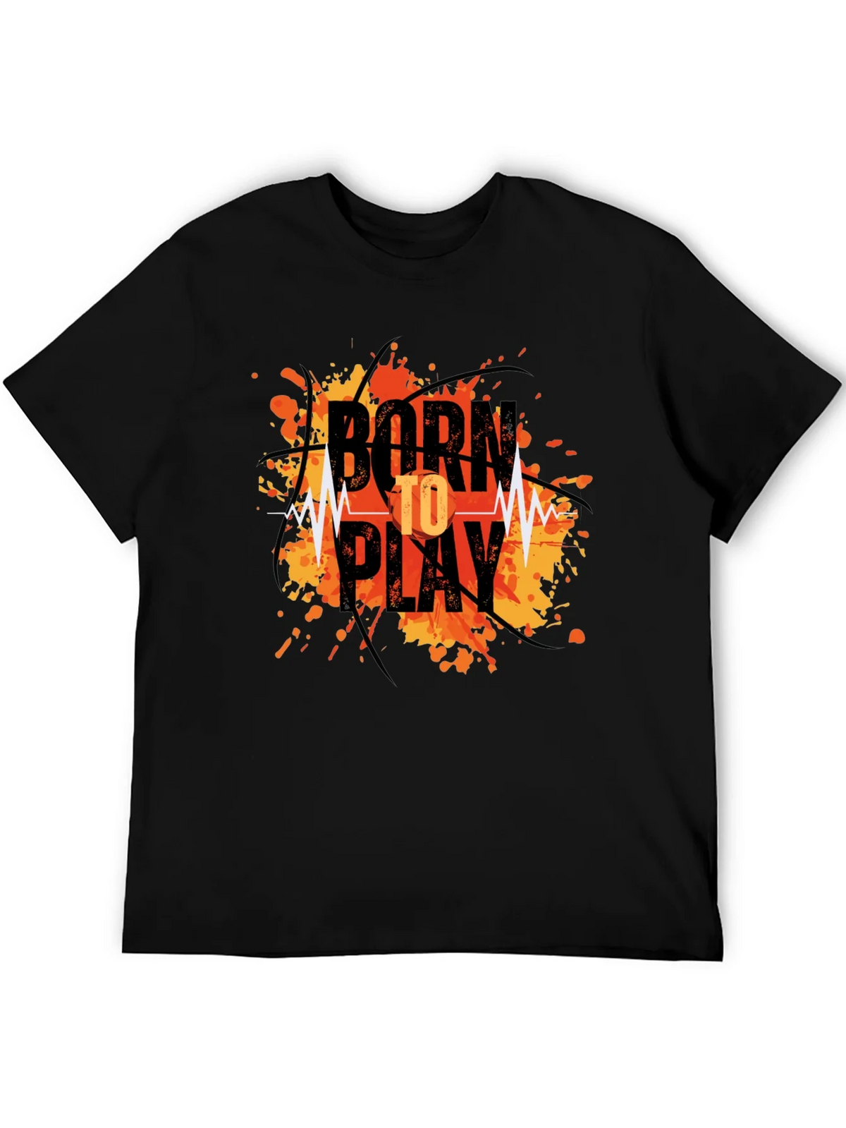 Born to Play Graphic T-Shirt - Mens Black Tee product image 8