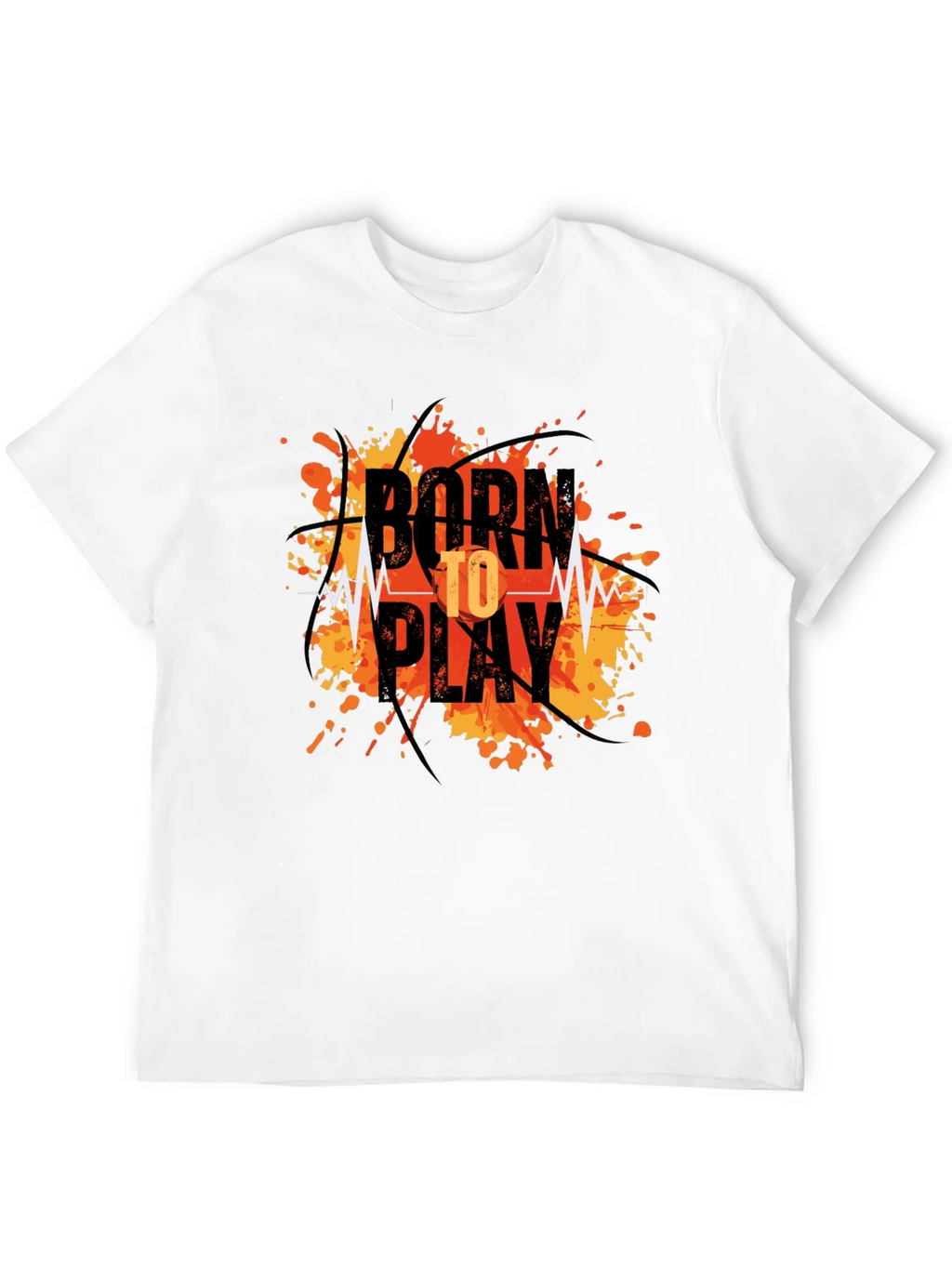 Born to Play Graphic T-Shirt - Mens Black Tee product image 3