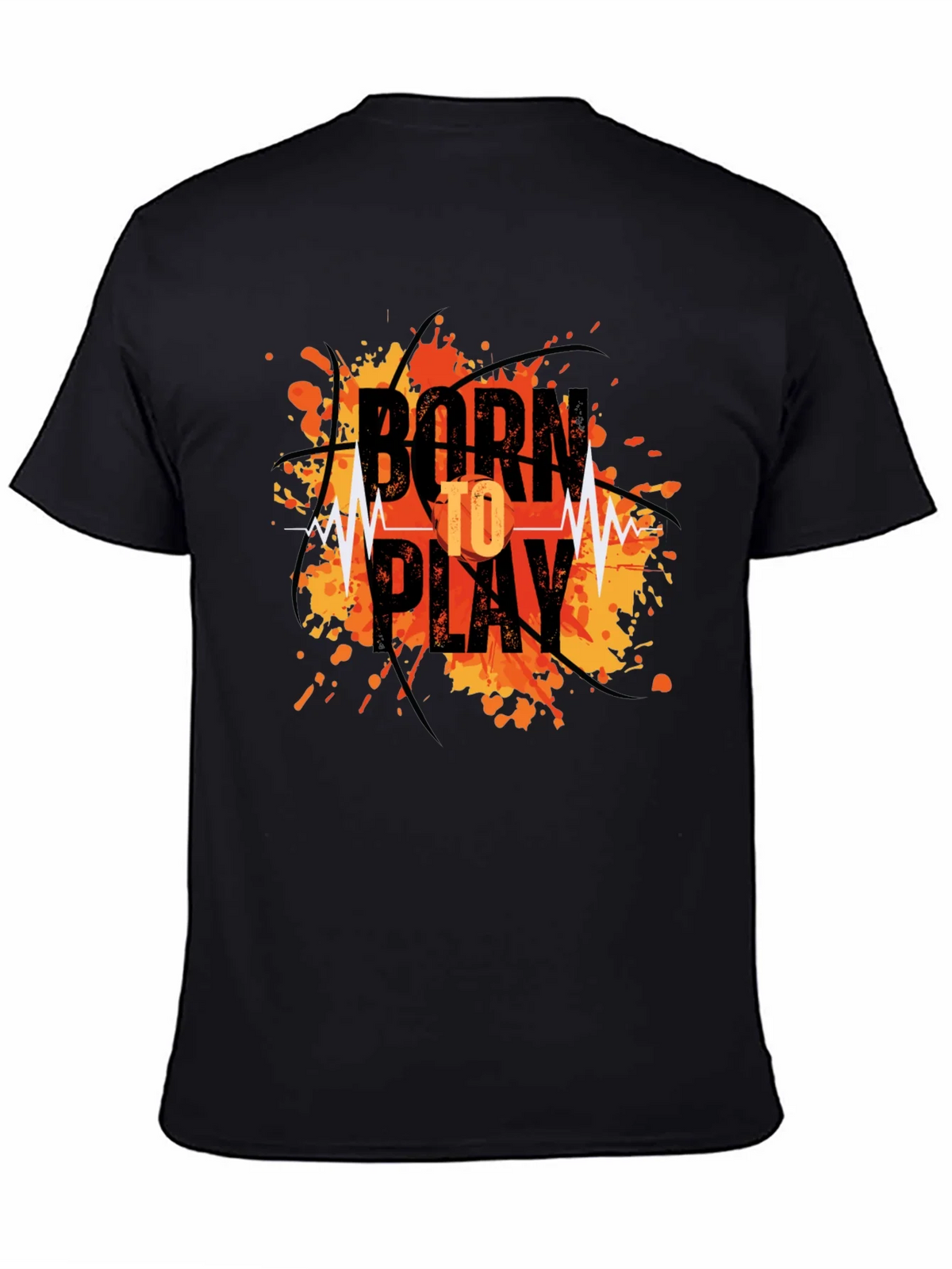 Born to Play Graphic T-Shirt - Mens Black Tee product image 7