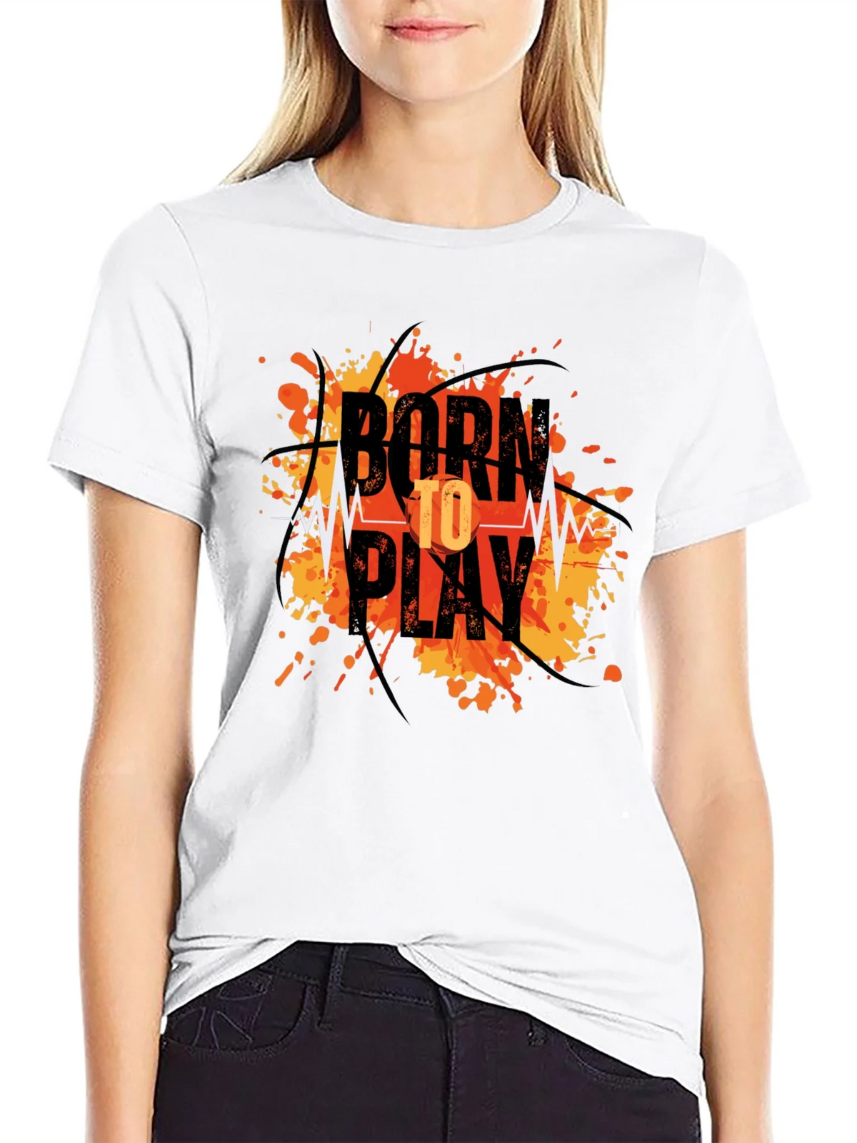 Born to Play Graphic T-Shirt - Mens Black Tee product image 11