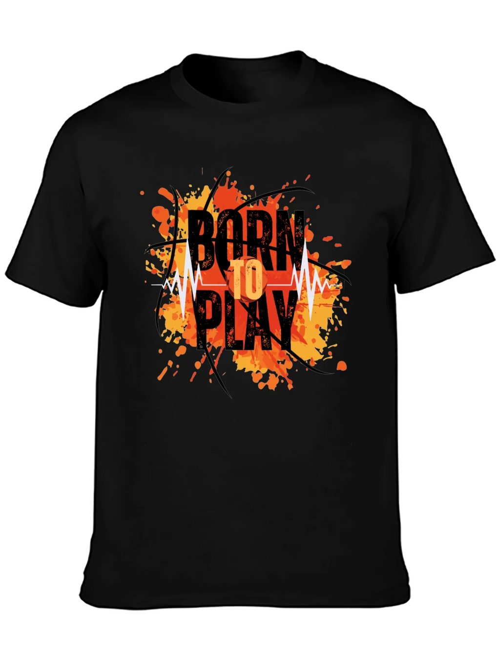 Born to Play Graphic T-Shirt - Mens Black Tee product image 6